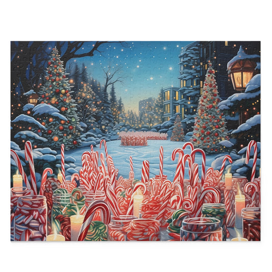 Candy Cane Lane Puzzle