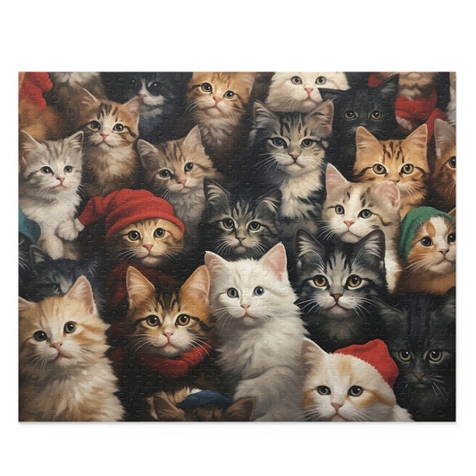 Christmas Cat Puzzle