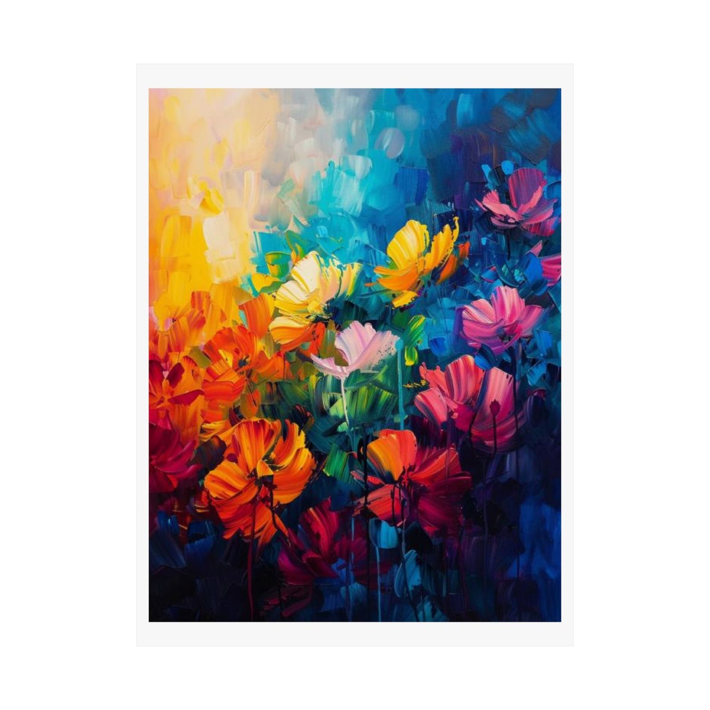 Flowers || 18" x 24" Fine Art Poster Print ||